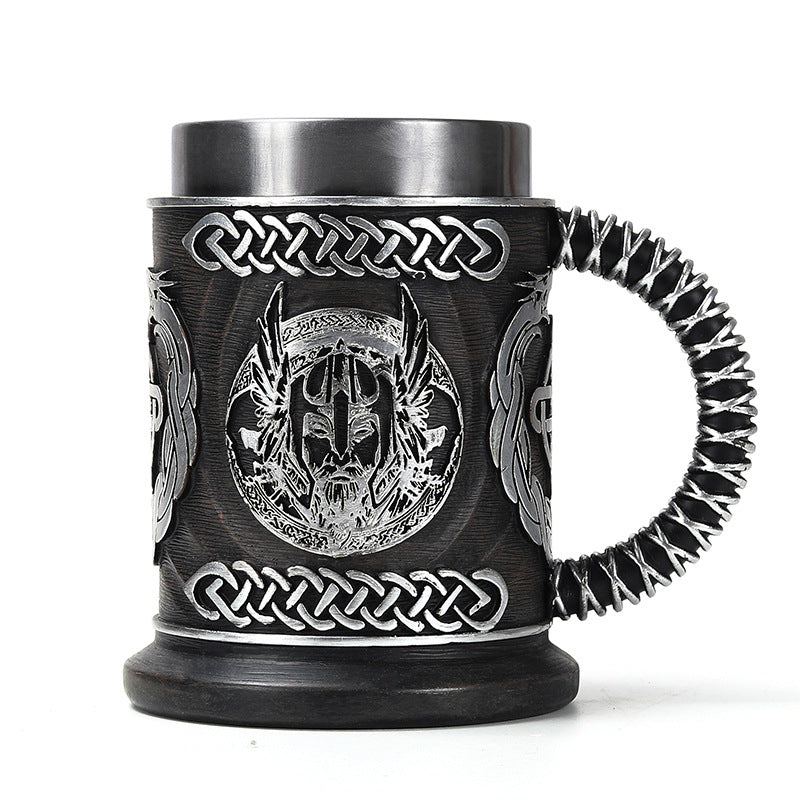 The God of War Odin Beer Mug - The Battle of the Gods Cup, a Personalized Gift