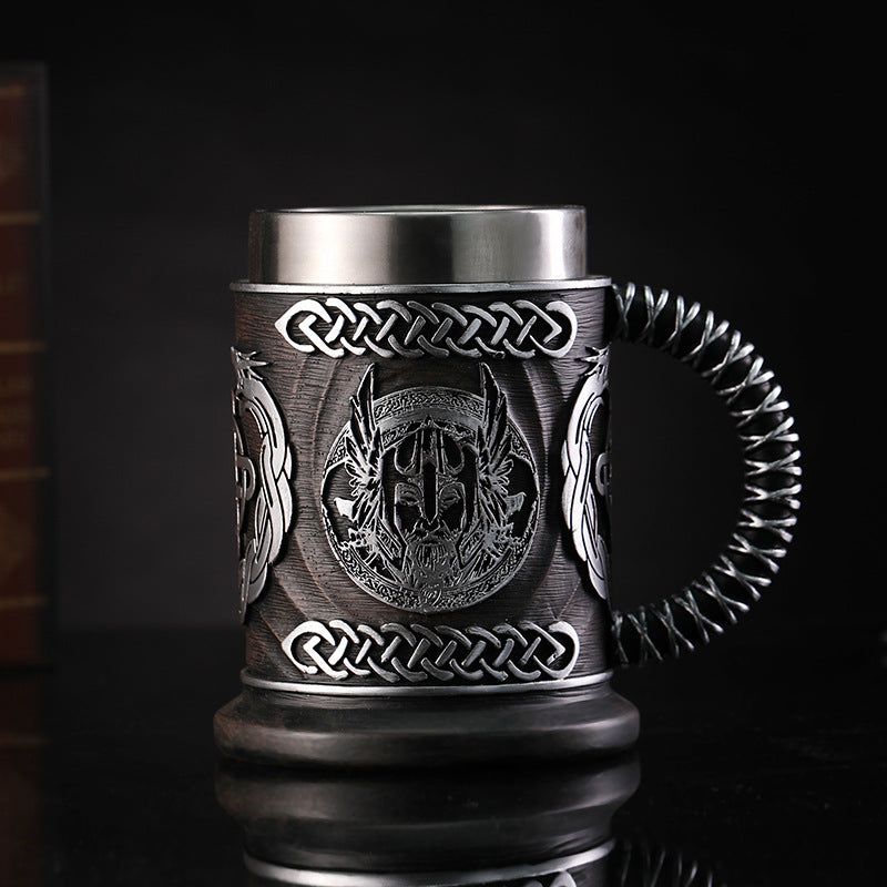 The God of War Odin Beer Mug - The Battle of the Gods Cup, a Personalized Gift