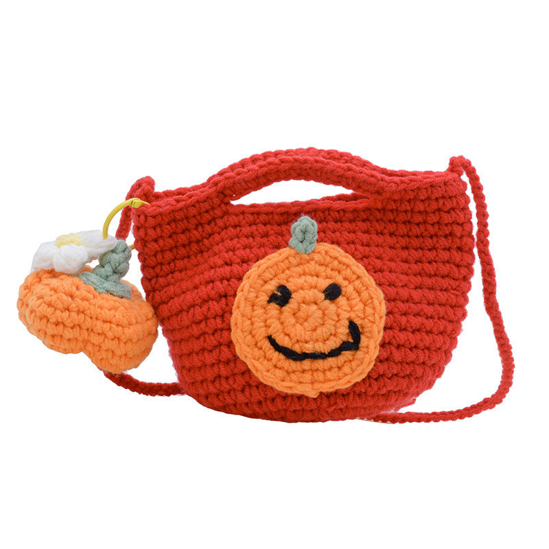 Christmas Handmade Knitted Bag New Style Women's Bag Fashionable