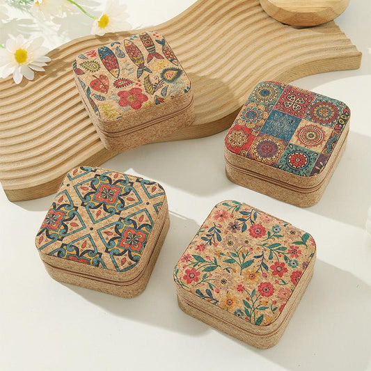 Vintage printed jewelry box - F.B DAISY