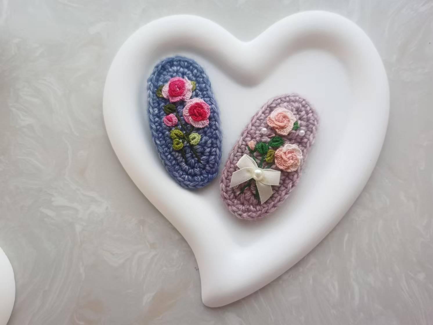 Crochet Handmade Hair Clip - F.B DAISY