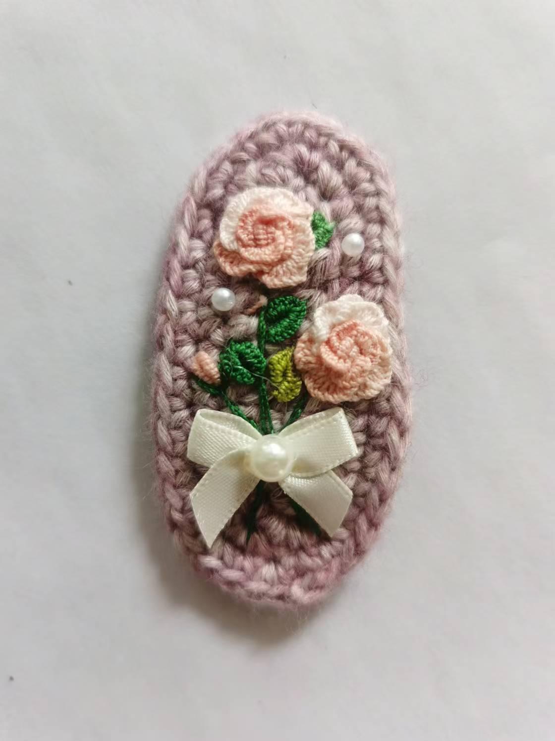 Crochet Handmade Hair Clip - F.B DAISY