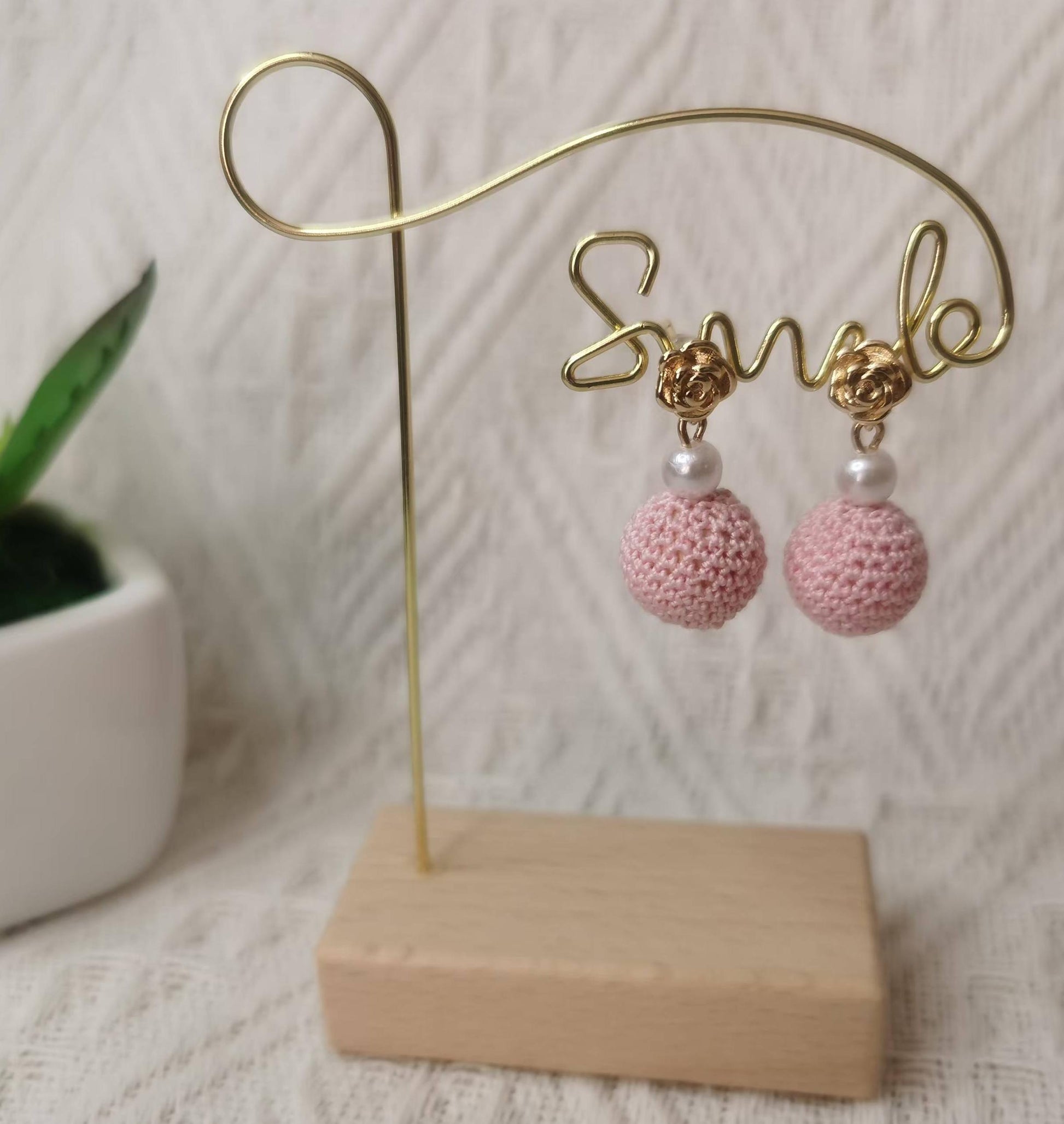 Crochet Handmade Earrings - F.B DAISY