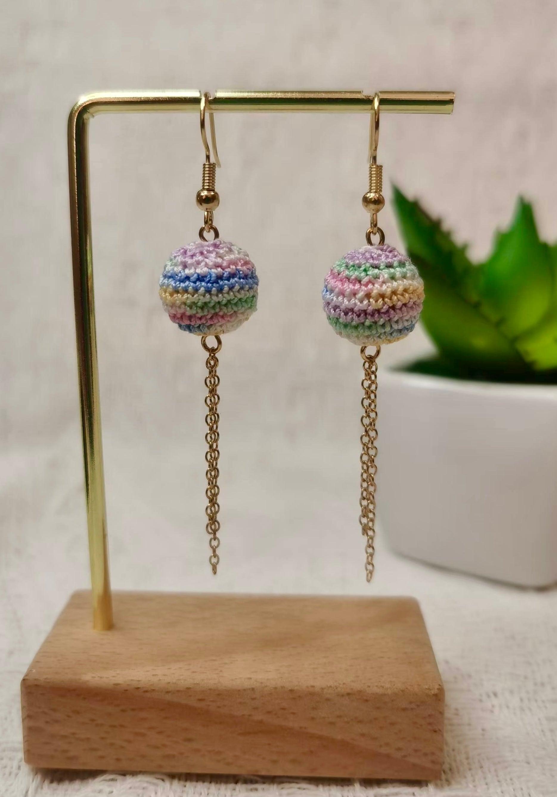 Crochet Handmade Earrings - F.B DAISY