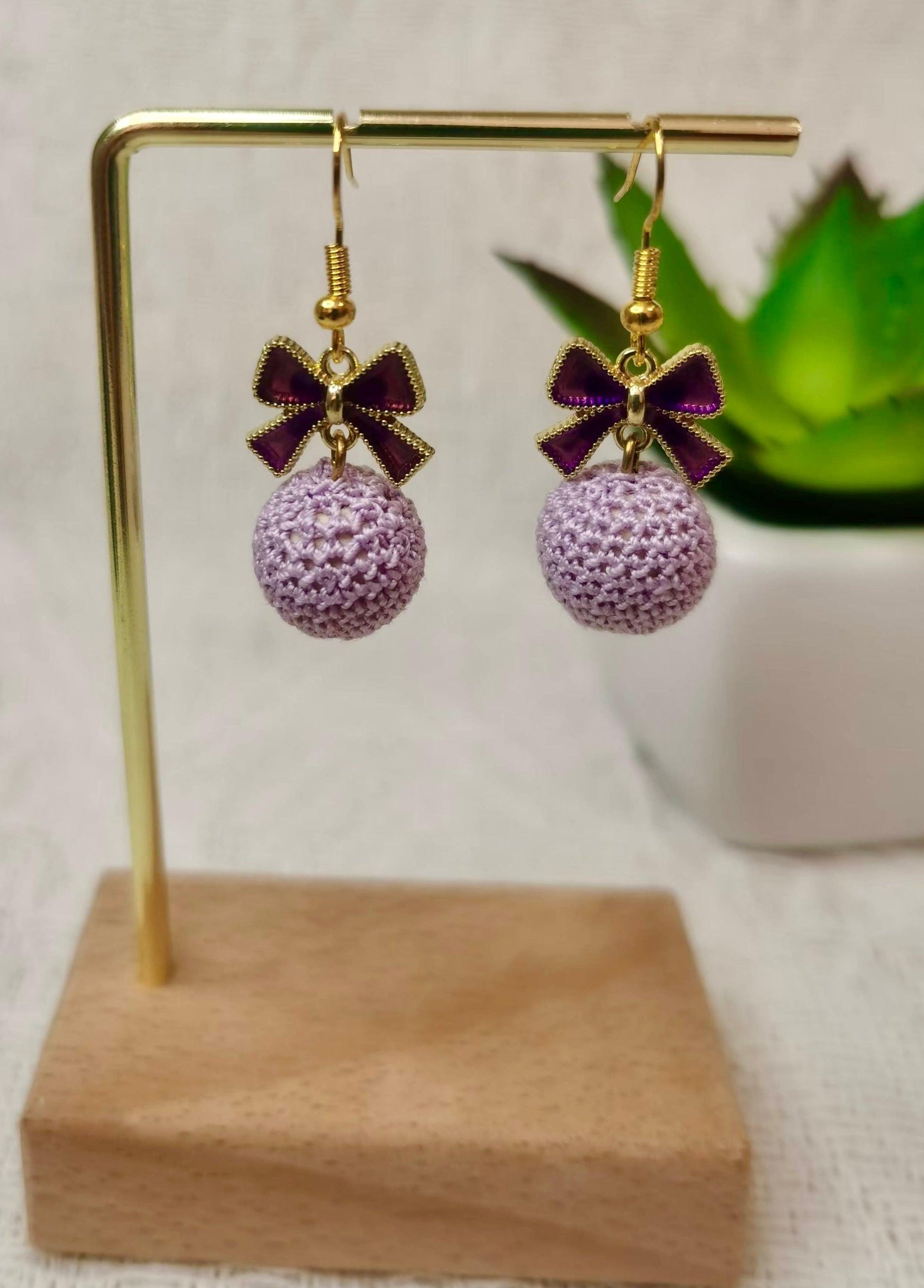 Crochet Handmade Earrings - F.B DAISY