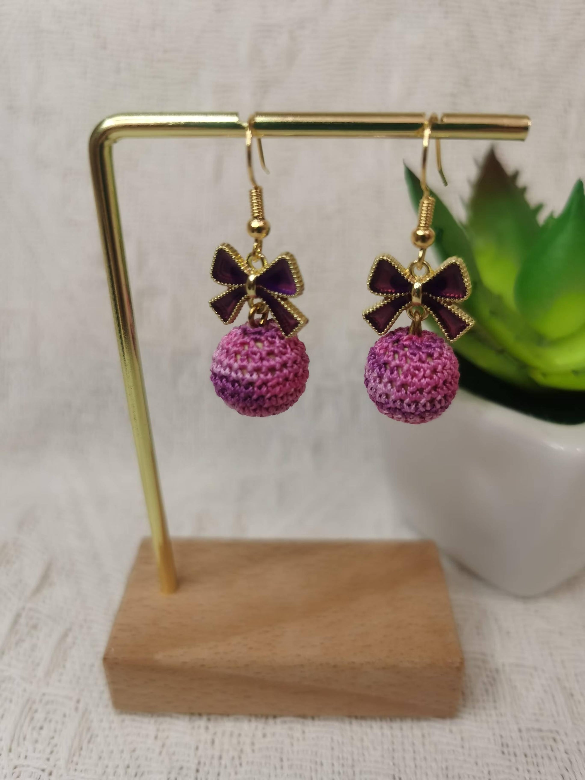 Crochet Handmade Earrings - F.B DAISY