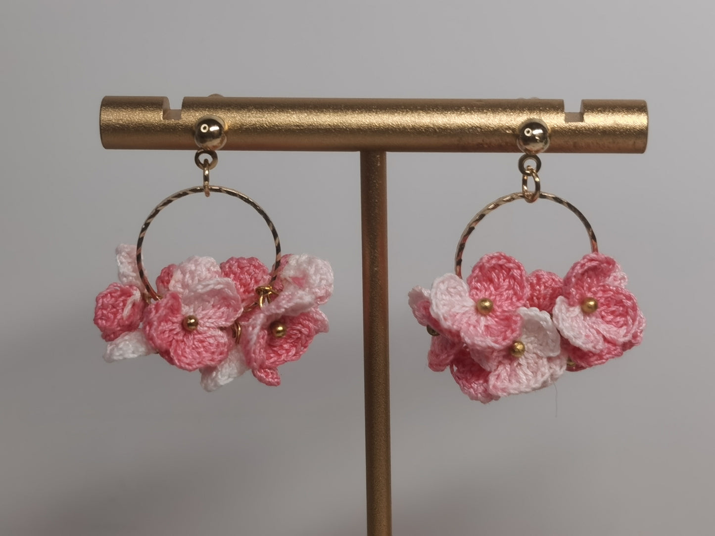 Crochet Handmade flower Earrings