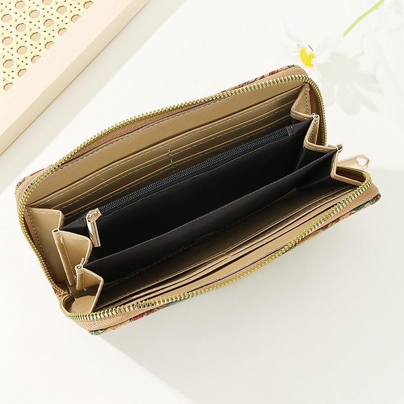 Long Zip Wallet - F.B DAISY