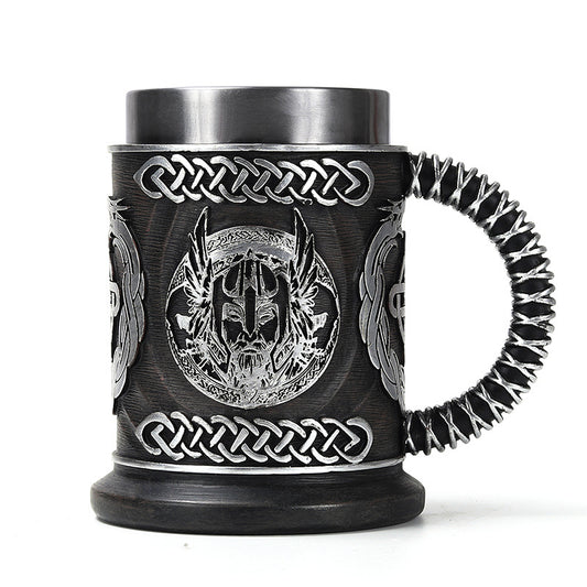 The God of War Odin Beer Mug - The Battle of the Gods Cup, a Personalized Gift