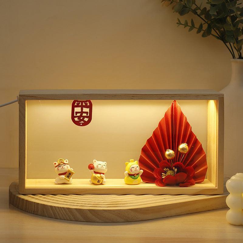 Desk Surface Panel Creative Fortune Cat Decoration Opening Gift - F.B DAISY