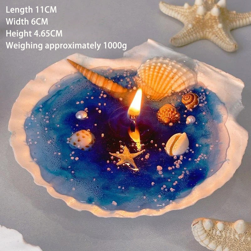 Valentine's Day gift: conch shell scented candle ornament Starry Sea Shell Conch Scented Candle in stock